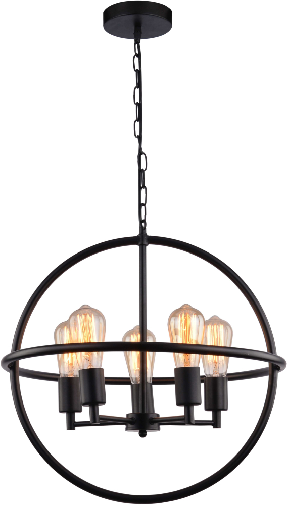 Подвесная люстра шар Toplight Alayna TL1188H-05BK