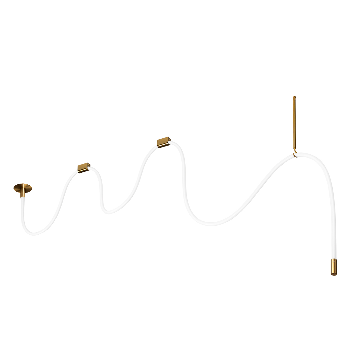 Потолочный светильник длинный Loft IT Thread 10388B Brass