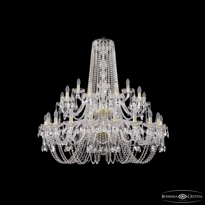 Подвесная люстра Bohemia Ivele Crystal 1402/20+10+5/400/2d G