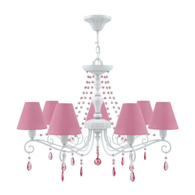 Подвесная люстра Lamp4you Provence E4-07-WM-LMP-O-27-CRL-E4-07-PK-DN