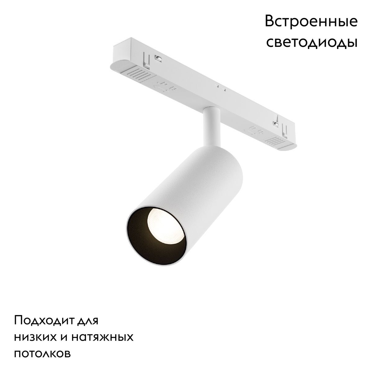 Трековый магнитный светильник Maytoni Focus LED TR032-2-5W4K-S-W