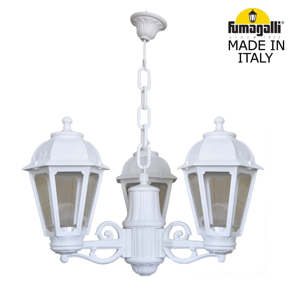 Уличный подвесной светильник Fumagalli SICHEM/SABA 3L K22.120.S30.WXE27