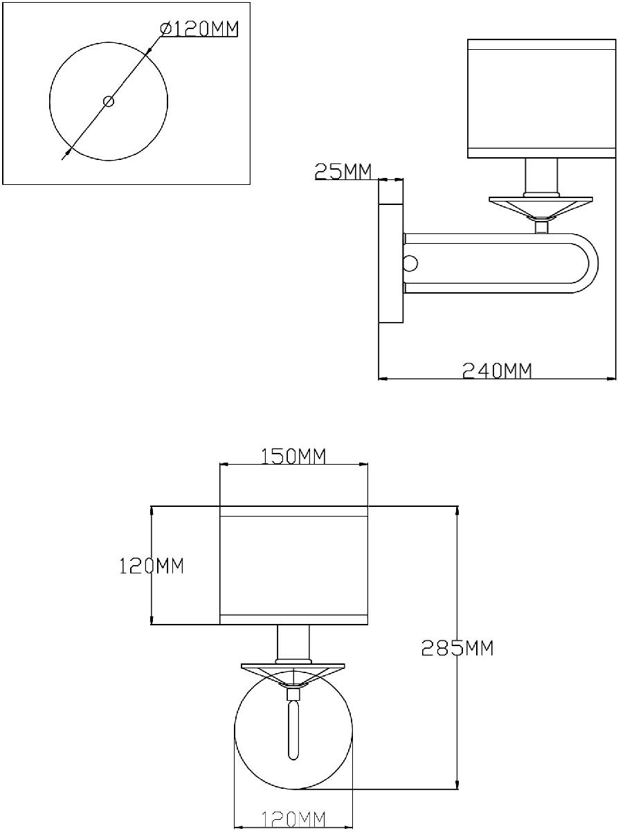 Бра Moderli Celestia V2630-1W
