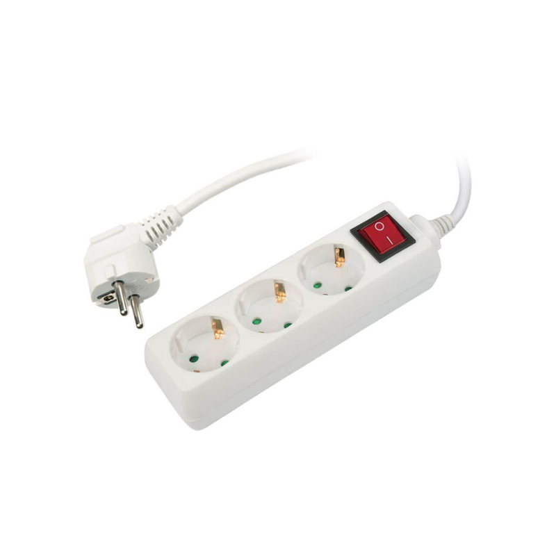 Удлинитель (02922) Uniel 3гн х 5м с/з Standard S-GCD3-5B