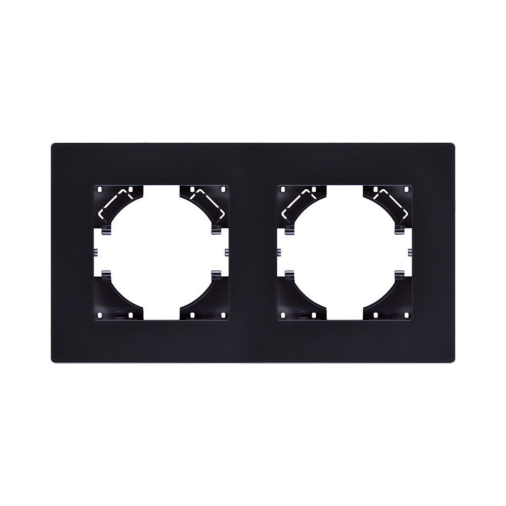 Рамка 2-постовая, черный Kollinger Aspekt AT2BK