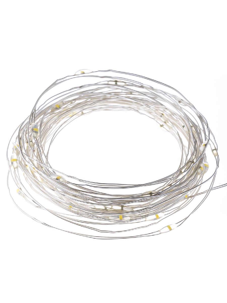 Светодиодная гирлянда TDM Electric Роса20 2хCR2032 теплый белый без мерцания SQ0361-0054