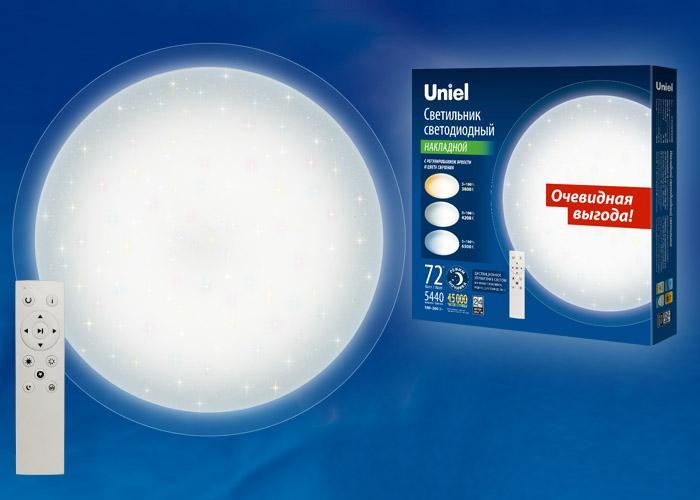 Потолочный светодиодный светильник (UL-00004197) Uniel ULI-D214 72W/SW/50 Saturn
