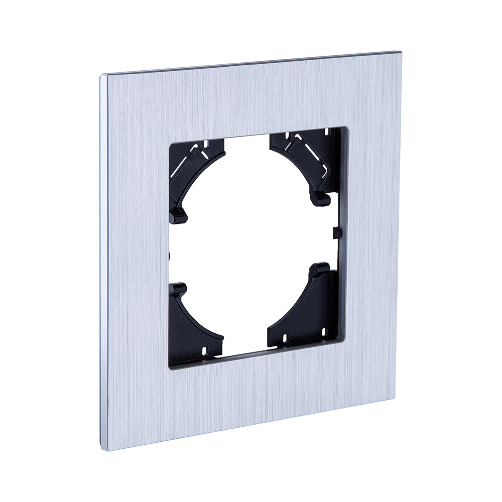 Рамка 1-постовая, серебро Kollinger Reflex AL RA1SR