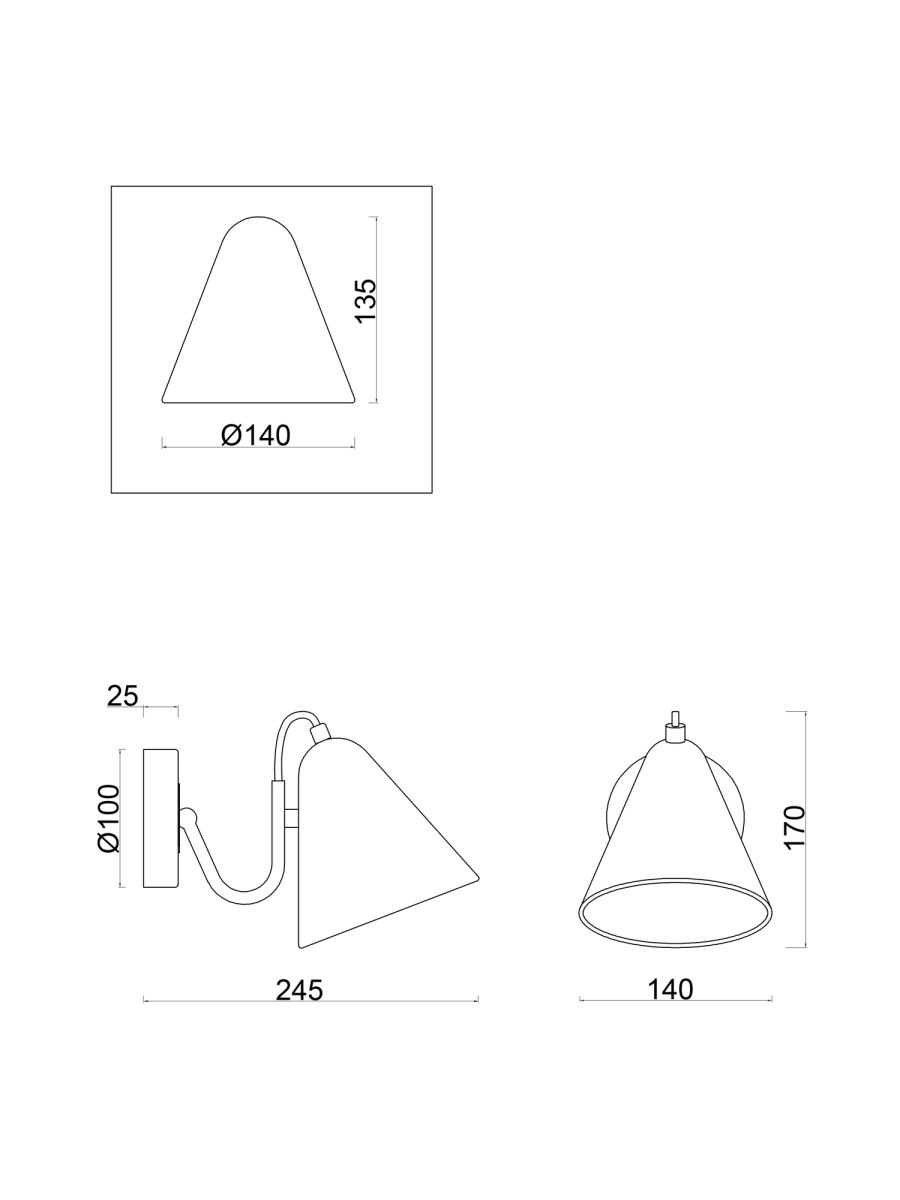 Бра Freya Falke Market FR8001WL-01WG