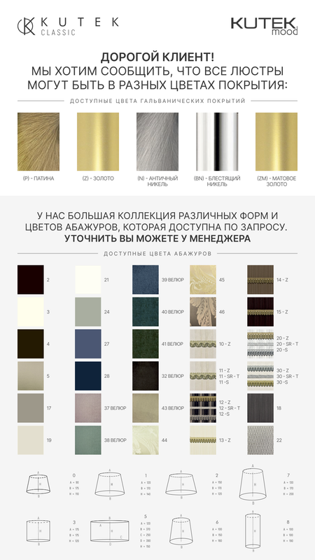 Торшер Kutek Luca LUC-LS-3 (P/A)