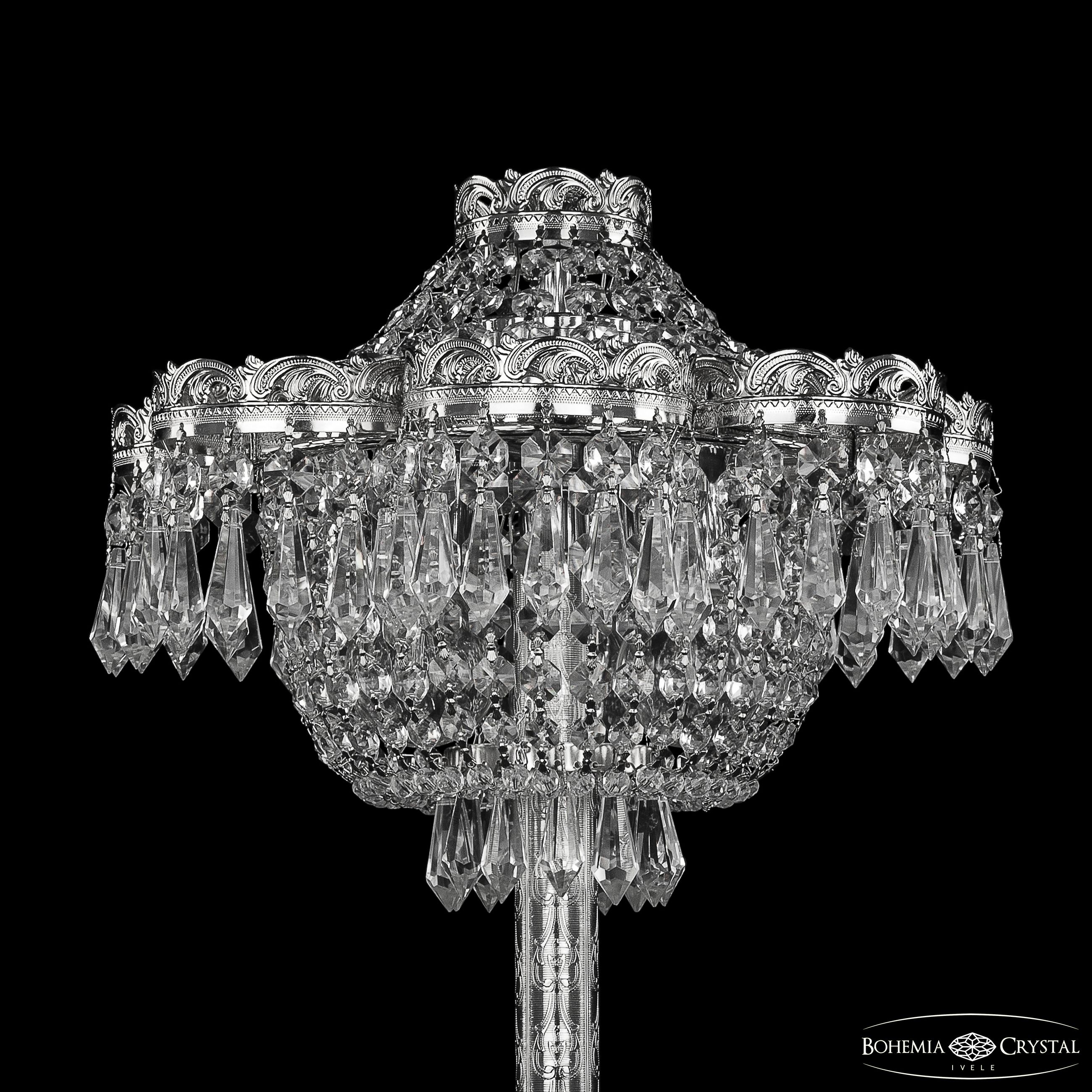Настольная лампа Bohemia Ivele Crystal 19301L6/27JB Ni