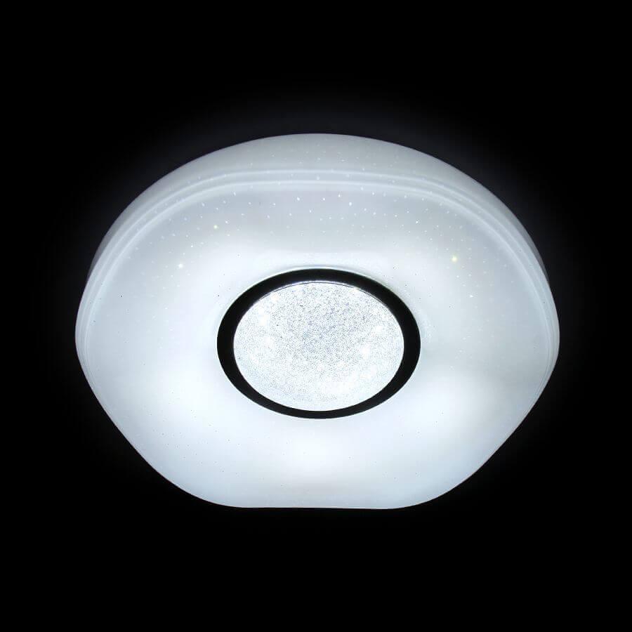 Потолочный светодиодный светильник Ambrella Light Orbital Crystal Sand FS1237WH 72W D490