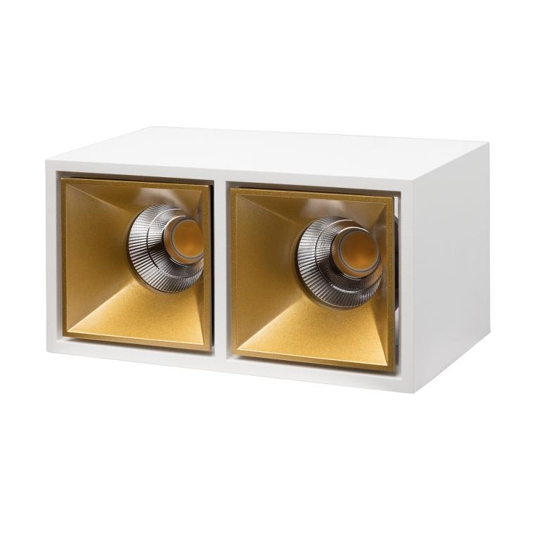 Накладной светильник LeDron KUBING 2 White/Gold 00000014581