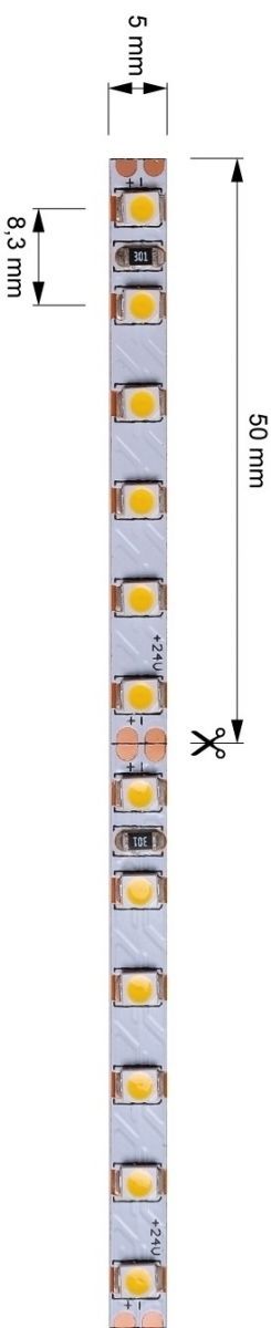 Светодиодная лента Deko-Light 24В 3528 40Вт 2700K 5м IP20 840158