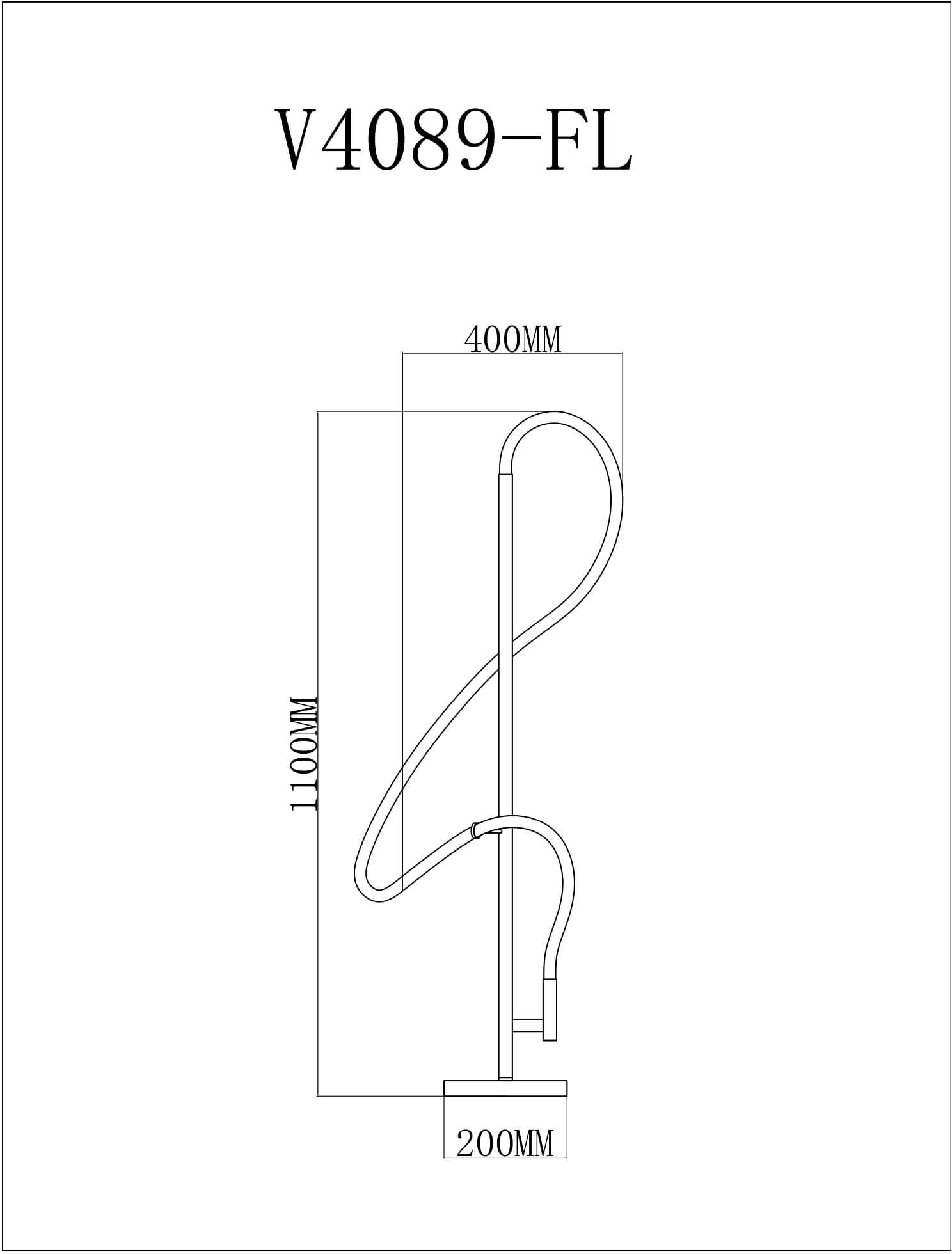 Торшер Moderli True V4089-FL