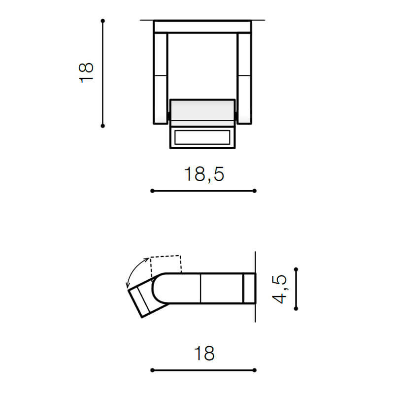 Настенный светильник Azzardo Frame wall AZ2132