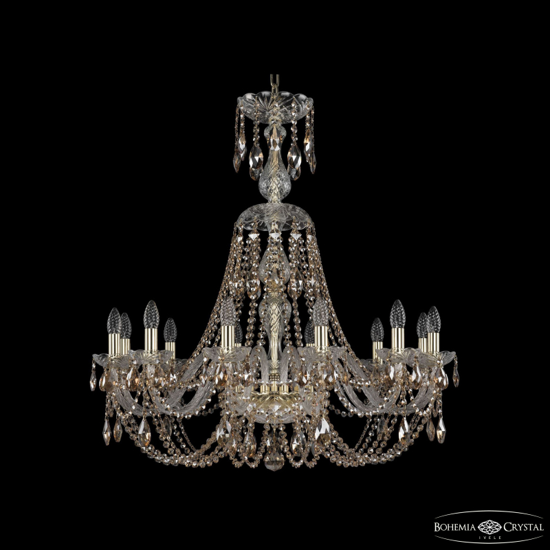 Подвесная люстра Bohemia Ivele Crystal 1406/12/300/XL-89 G R721