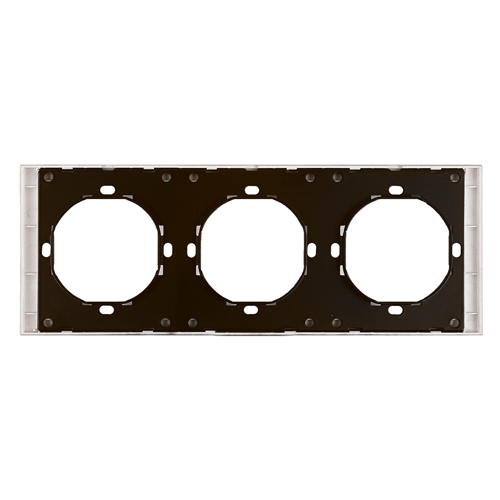 Рамка 3-местная Stekker Мия PFR00-3003-08 пудровый жемчуг 50488