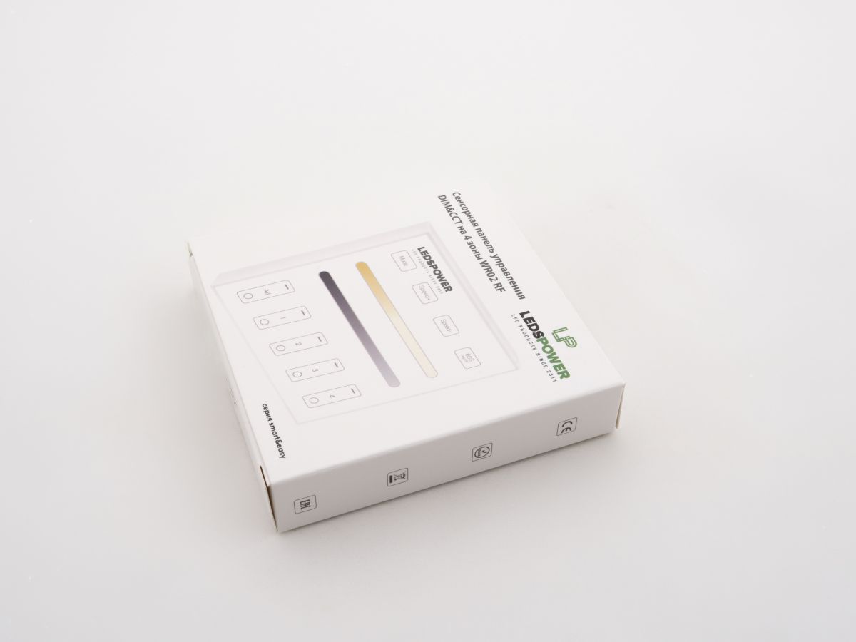 Сенсорная панель управленияLEDS POWER DIM&CCT на 4 зоны WR02 RF 006482