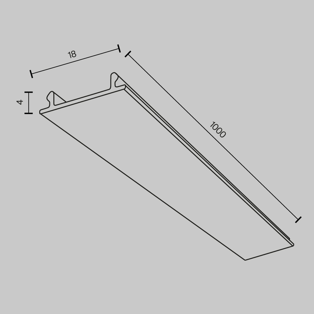 Декоративная накладка 1шт Maytoni Unity/Trinity TRA001DO-1B