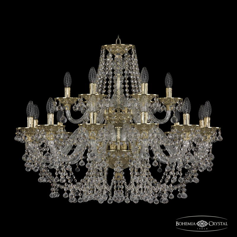 Подвесная люстра Bohemia Ivele Crystal 16109/12+6/300/2d G