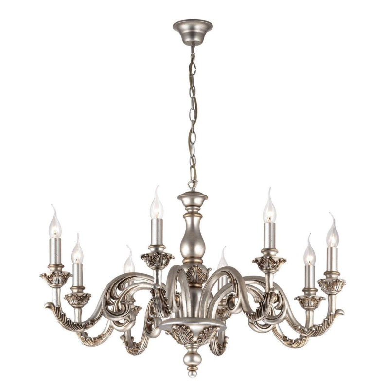 Подвесная люстра Ideal Lux Giglio SP8 Argento 075334
