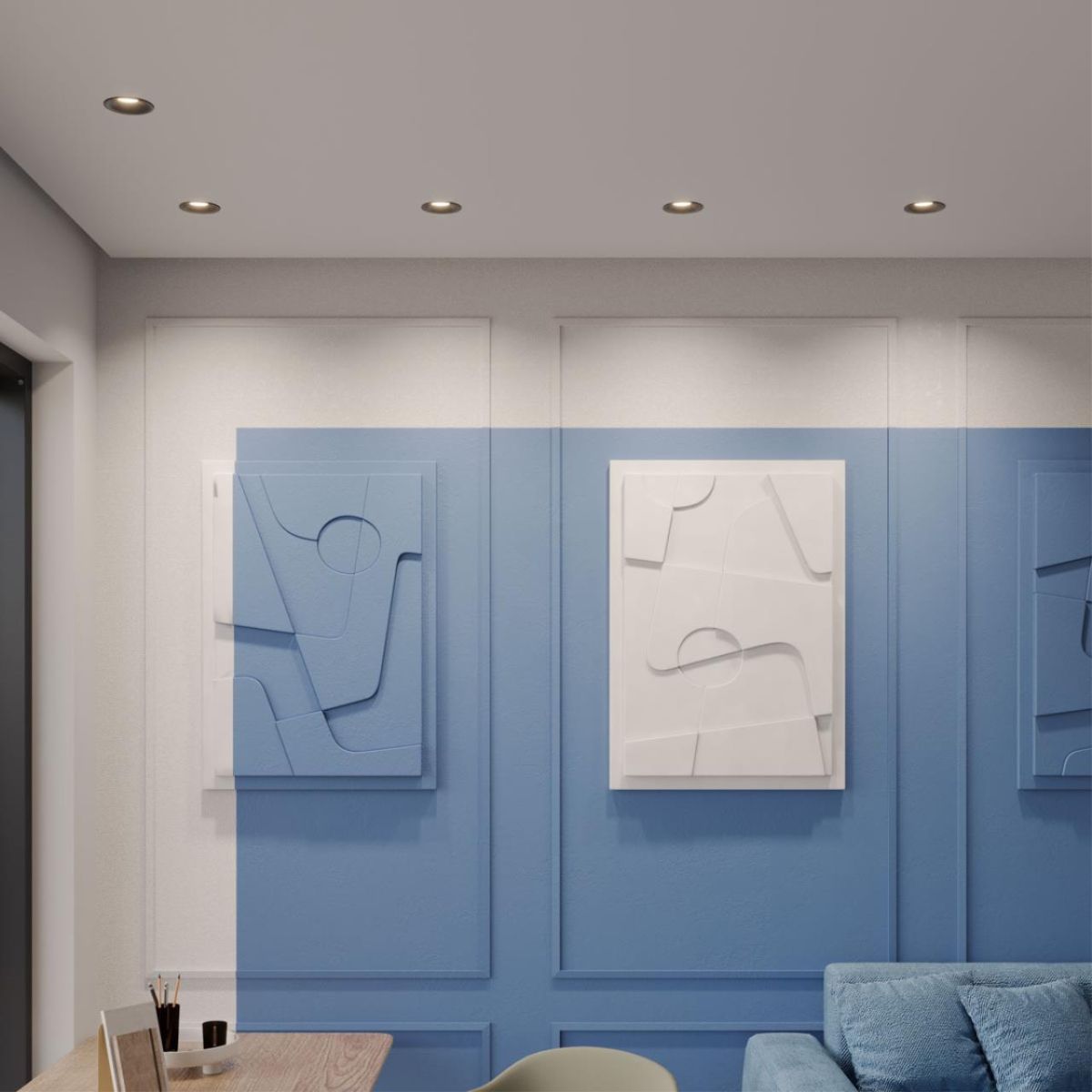 Встраиваемый светильник с переключателем цв. температуры Novotech Wir Eclat 359885