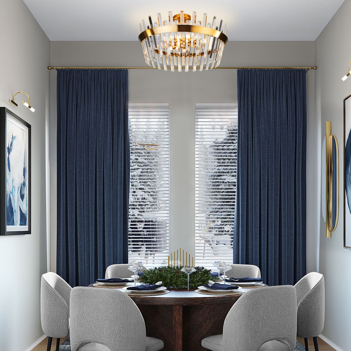 Потолочная люстра Eurosvet Steccato 10111/8 золотая бронза/прозрачный хрусталь Strotskis Smart a047843