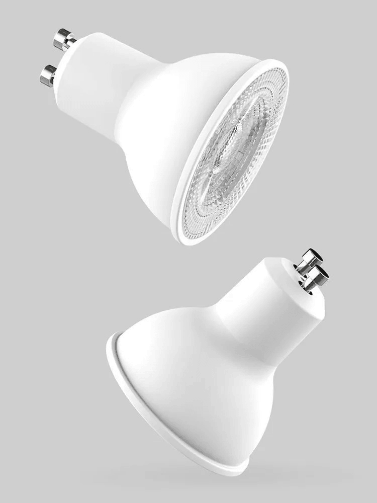 Умная светодиодная лампа (4 шт.) Yeelight Smart bulb W1(Dimmable) GU10 4,8W 2700K YGYC0120005WTEU