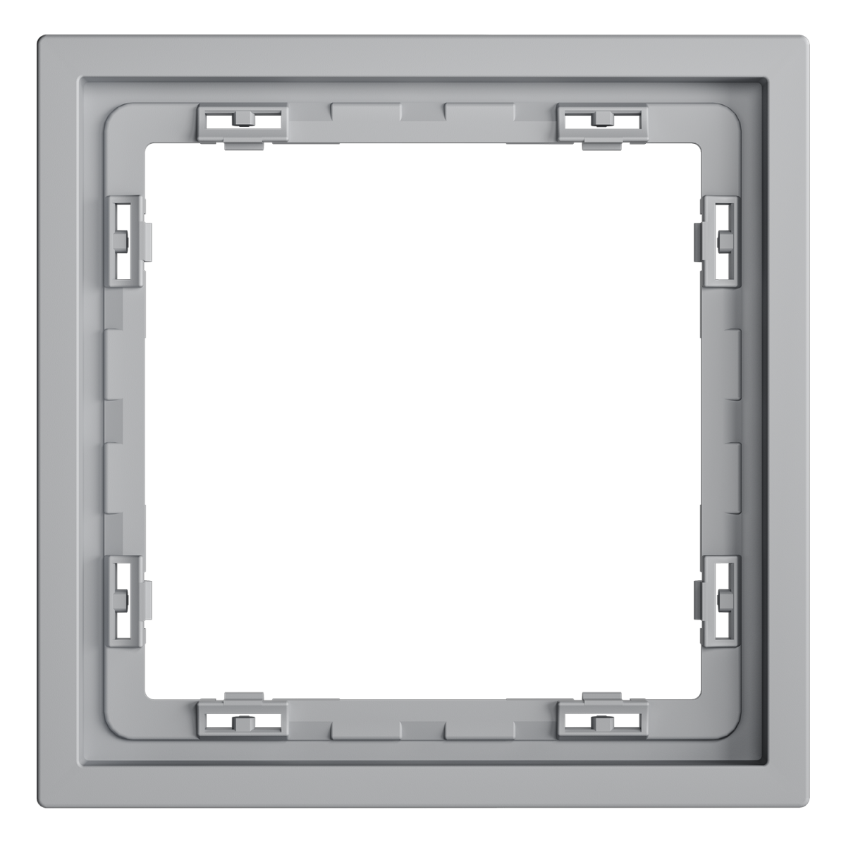 Рамка пластиковая Voltum S70 на 1 пост, (серый) VLS100116