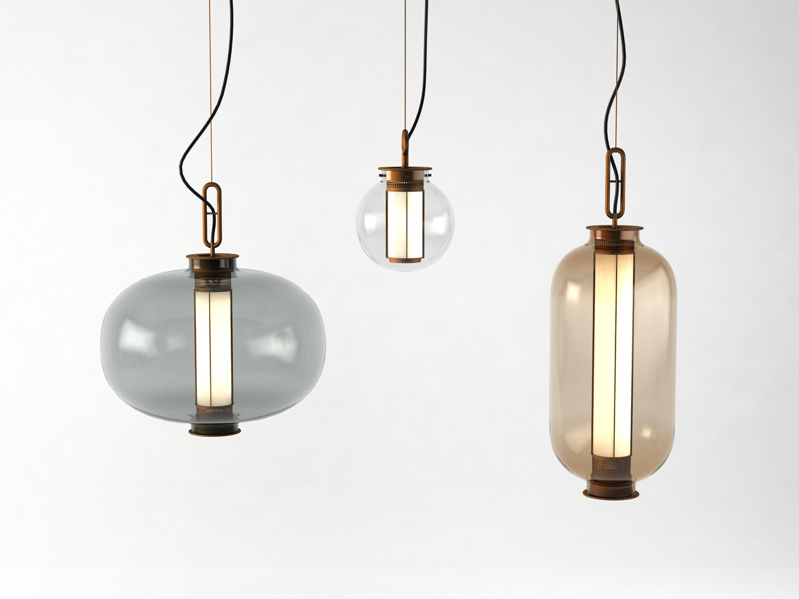 Подвесной светильник Delight Collection Bia 10082P/AL amber