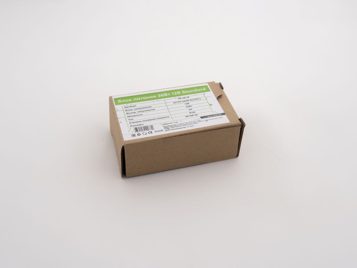 Блок питания LEDS POWER 36Вт 12В Standard 000770