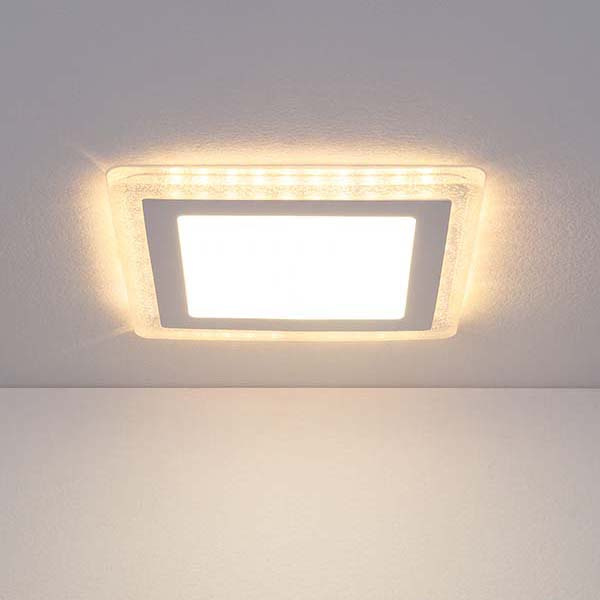 Встраиваемый светодиодный светильник Elektrostandard DLS024 12+6W 4200K 4690389107146