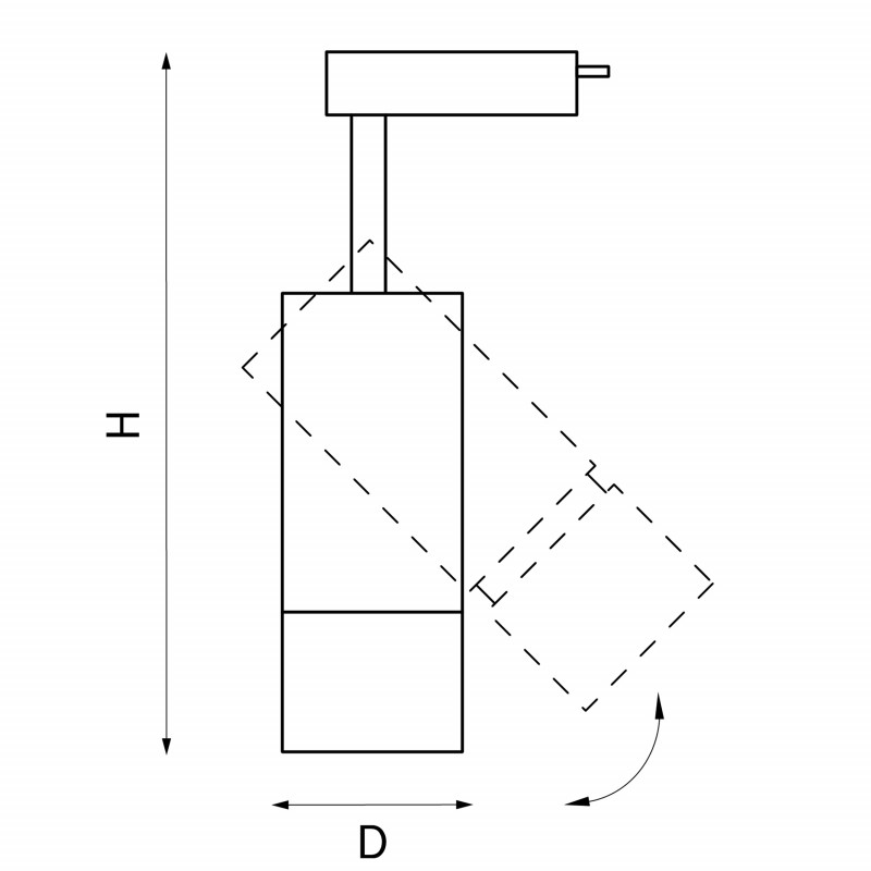 Трековый светодиодный светильник Lightstar Volta 229237