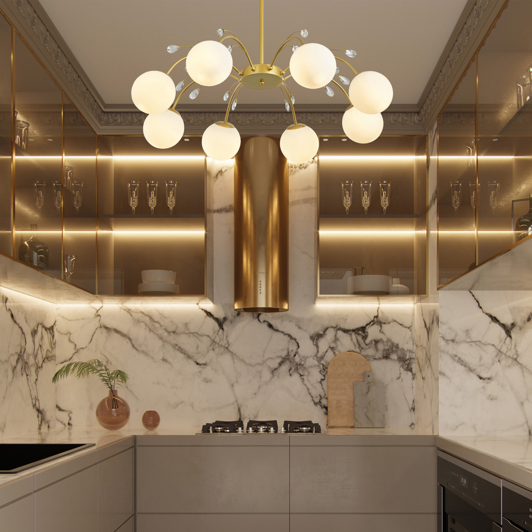 Люстра на штанге Arte Milano Neapolis 273802/8 GD