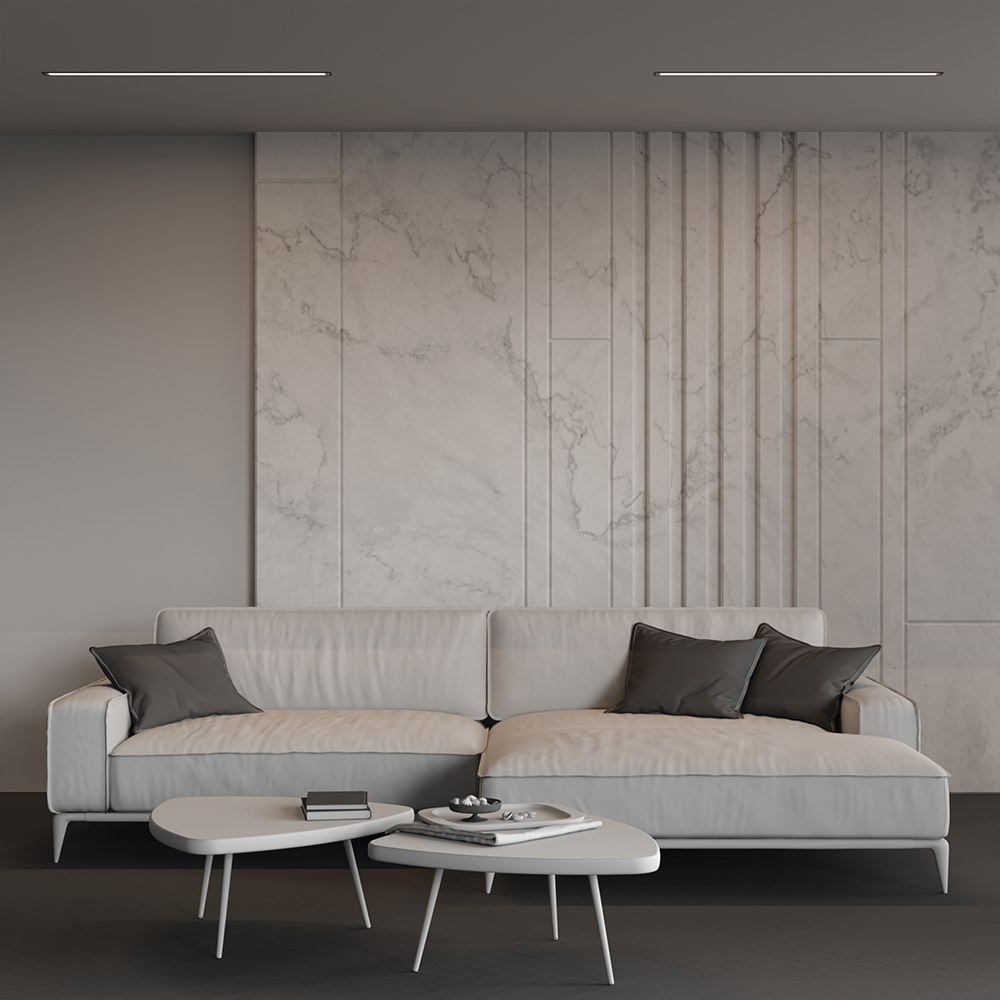 Линейный встраиваемый светильник Maytoni Technical 4000K 50x35 (Черный, 1 м) LL313012