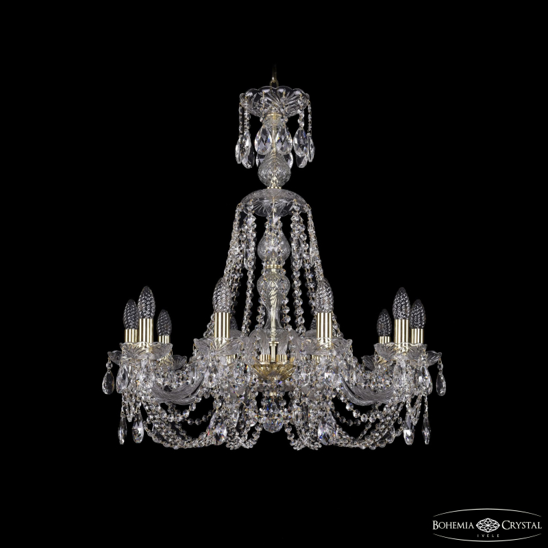 Подвесная люстра Bohemia Ivele Crystal 1406/10/240/XL-74 G