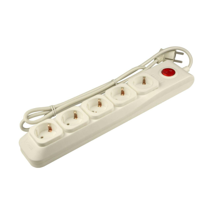 Cетевой фильтр (UL-00001757) Uniel 5гн х 5м с/з Lux S-GSL5-5 Ivory