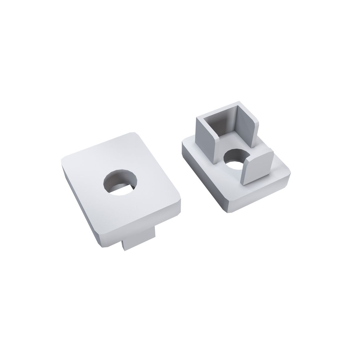 Комплект заглушек для алюминиевого профиля 08-48 2шт Apeyron З-08-48