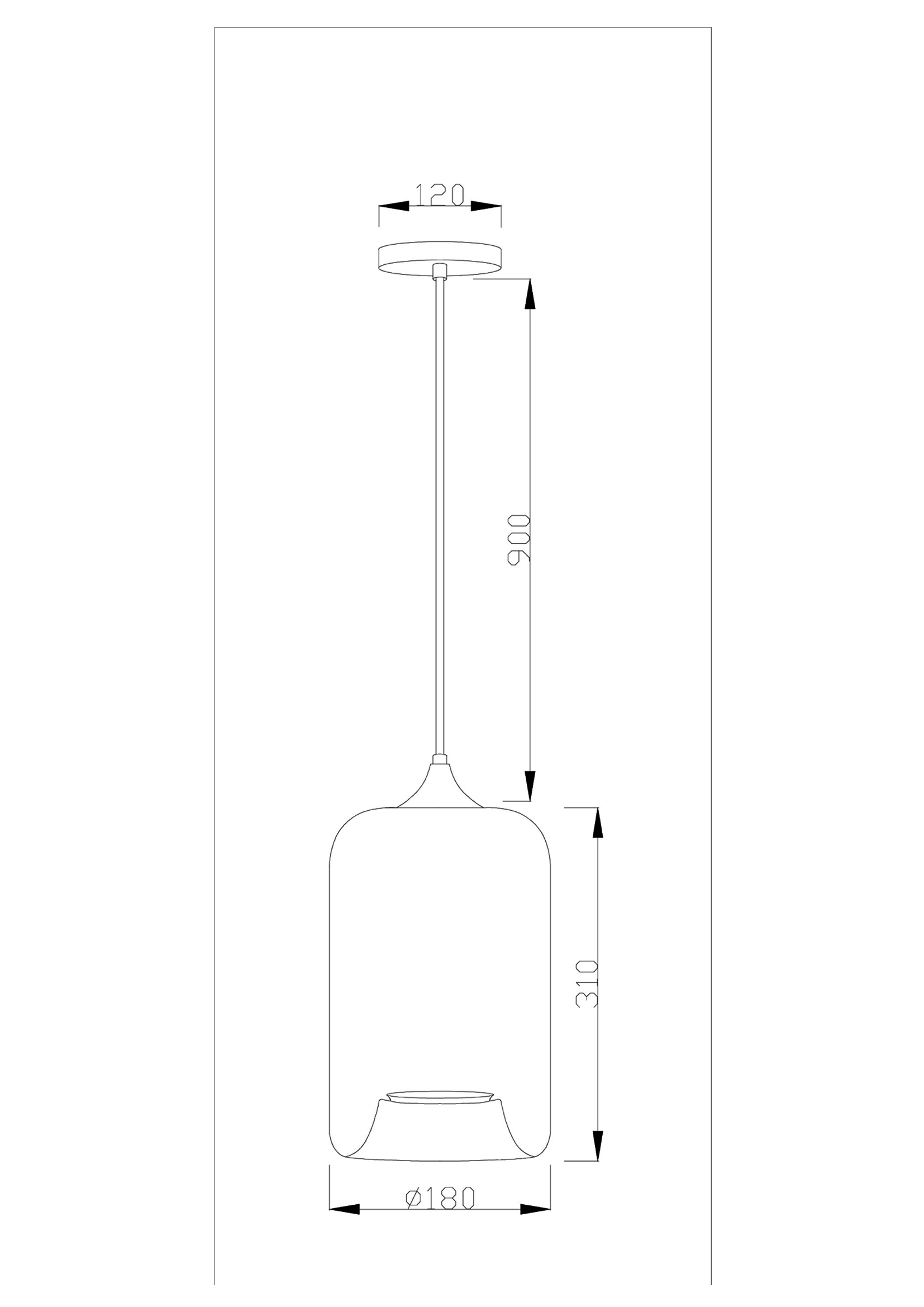 Подвесной светильник Moderli Scrum V2140-P