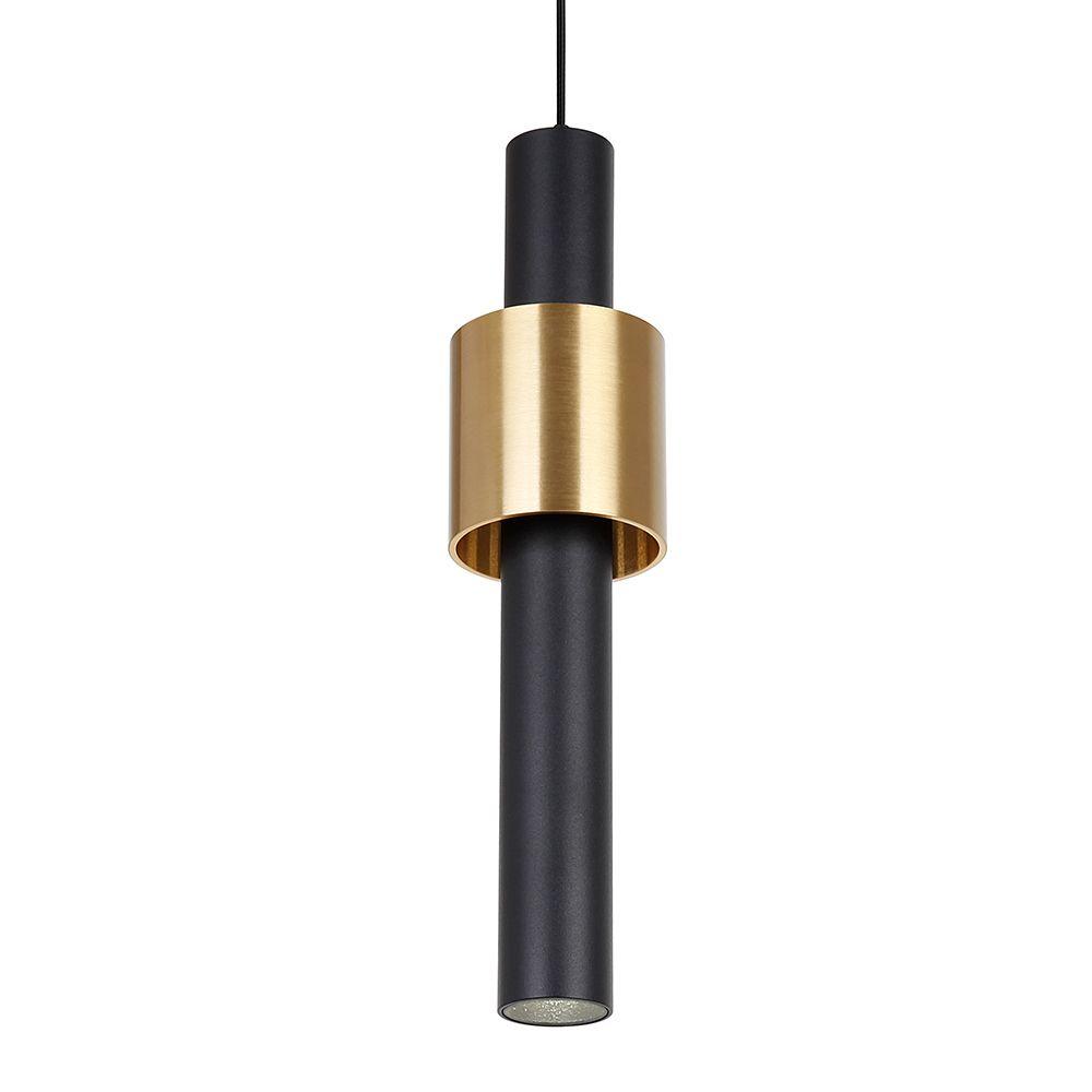 Подвесной светодиодный светильник Lumien Hall Барлетта LH4095/1P-SBK-GD
