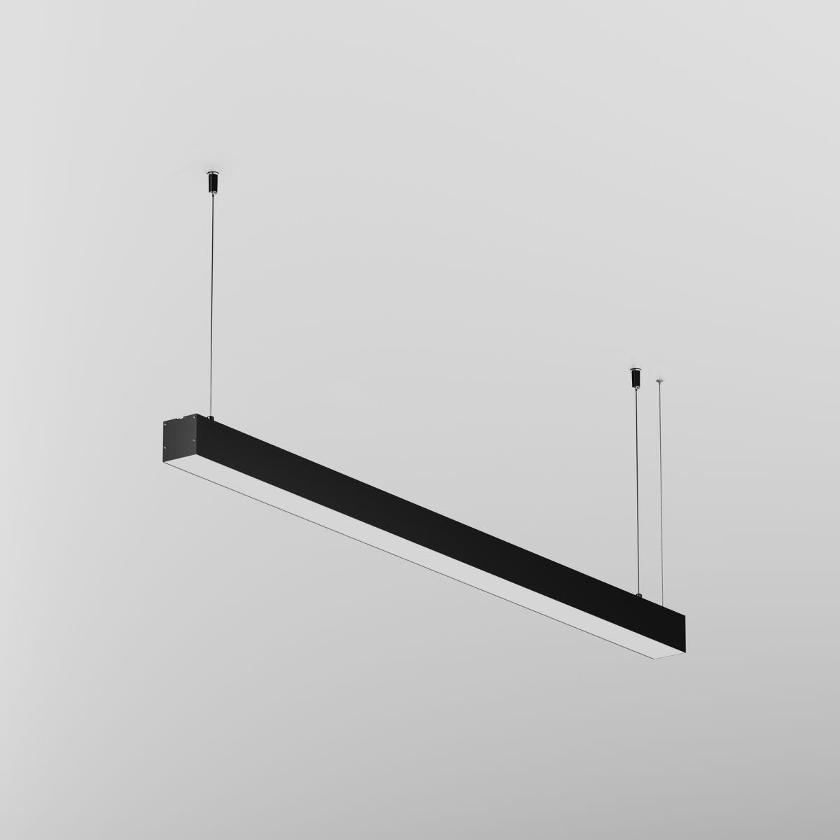 Линейный подвесной светильник Maytoni Technical 3000K 50x50 (Черный, 1 м) LL312027
