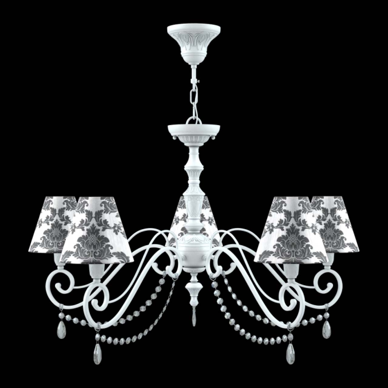Подвесная люстра Lamp4you Classic E3-05-WM-LMP-O-2-CRL-E3-05-TR-UP