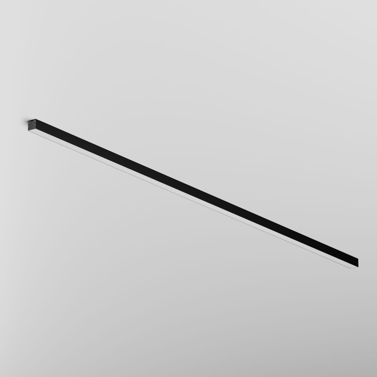 Линейный накладной светильник Maytoni Technical 3000K 35x35 (Черный, 2 м) LL311015