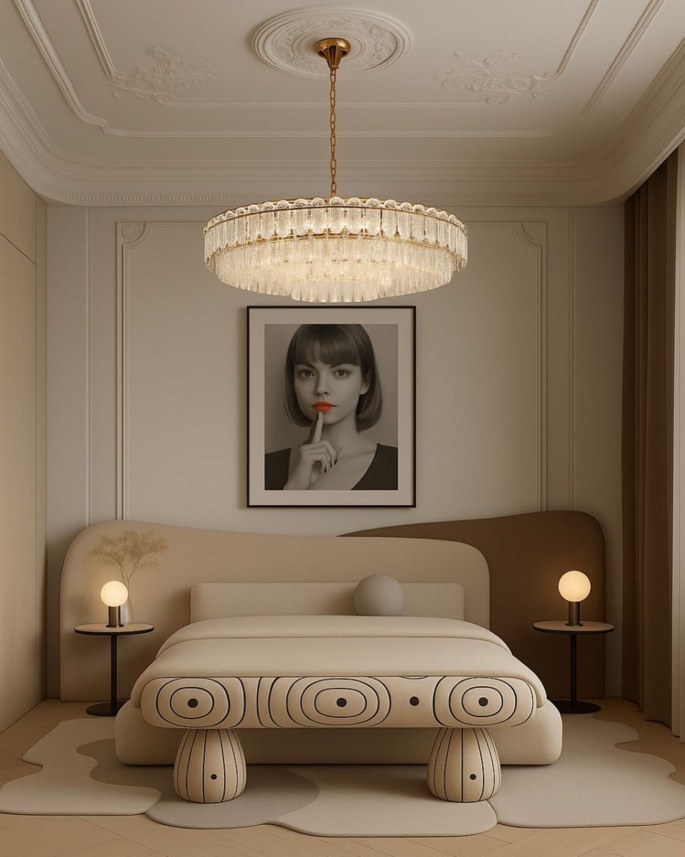 Подвесная люстра Modelux ML.7092.1000 GD