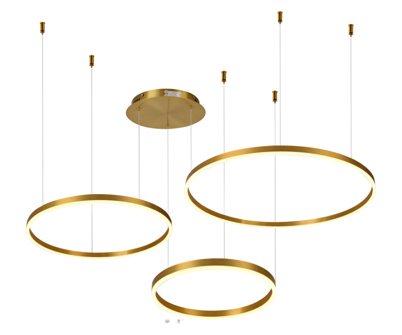 Подвесная люстра кольцами Kink Light Тор 08223,36PA(3000K)