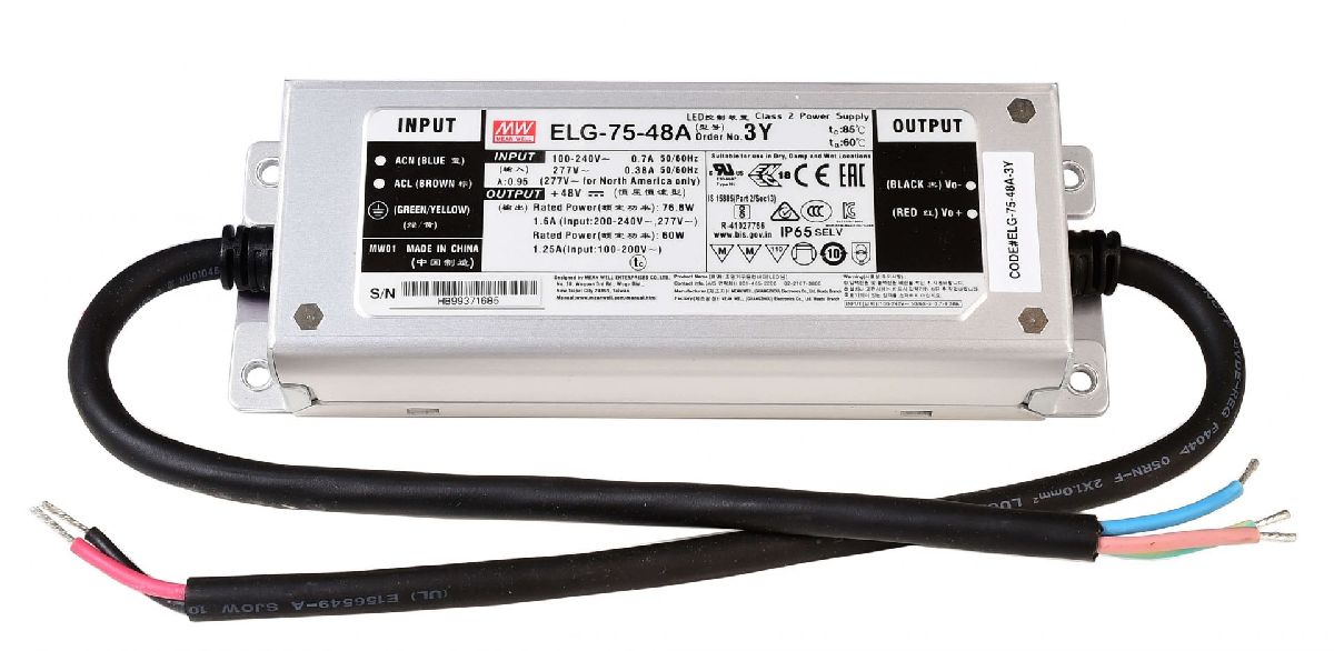 Блок питания Deko-Light Power supply 75Вт 100-305В IP65 872116