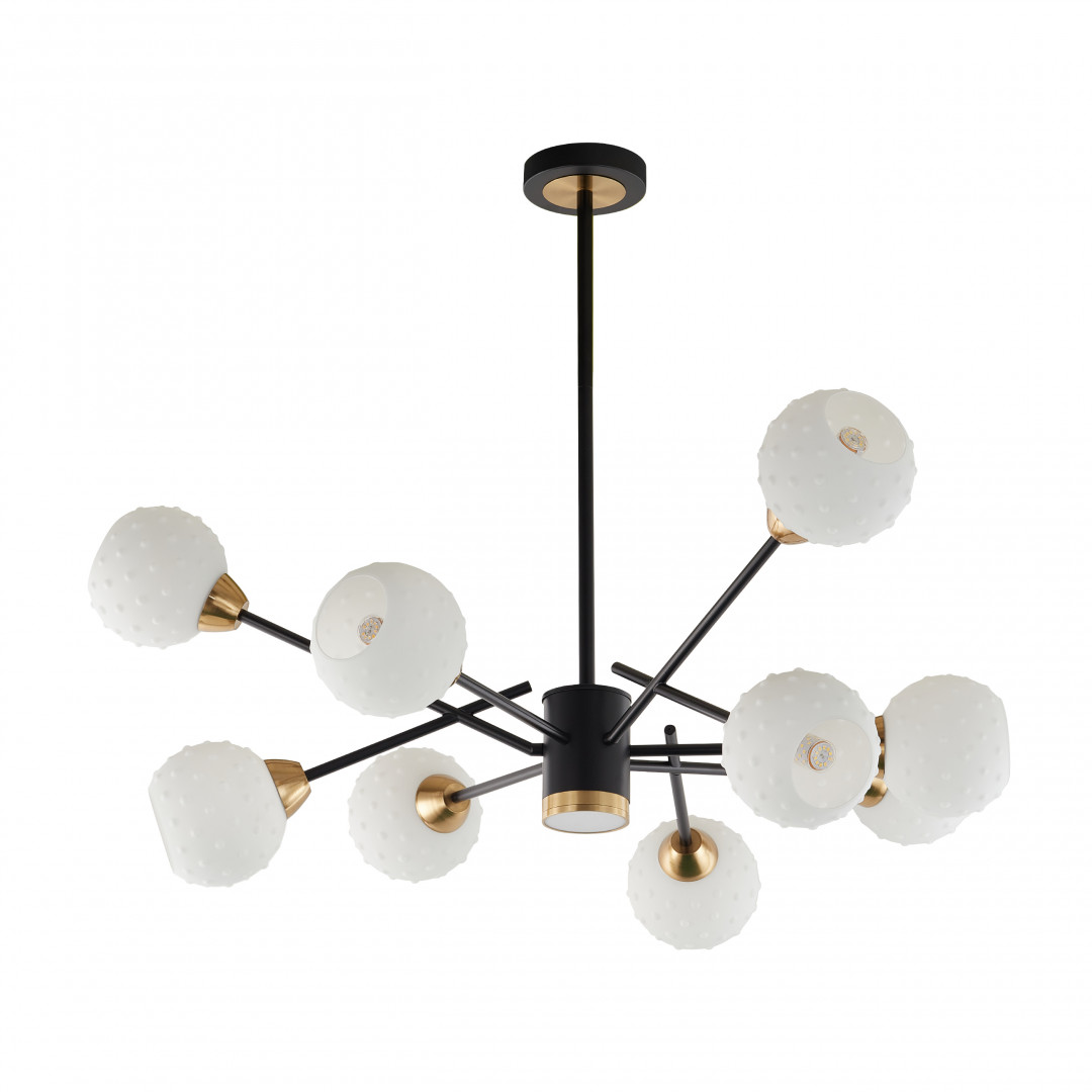 Люстра на штанге Arte Milano Neapolis 278408/8+1 BK/GD