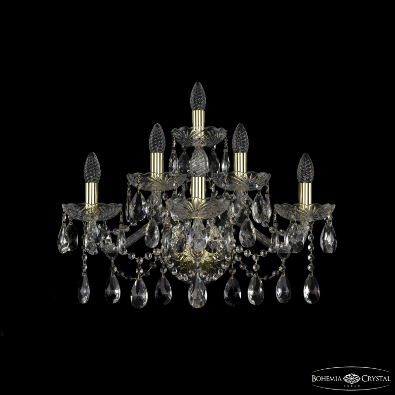 Бра Bohemia Ivele Crystal 1413B/3+2+1/220/XL G