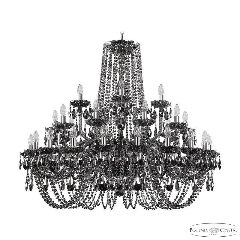 Подвесная люстра Bohemia Ivele Crystal 1402/20+10+5/400 Ni M781